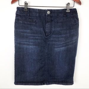 J Jill Smooth Fit Jean Denim Skirt. 6